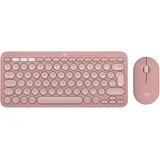 Logitech Pebble 2 Combo rosa, Logi Bolt, USB/Bluetooth, DE (920-012205)