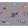 Wirth Kissenbezug Planes Action 40 x 60 cm Grau