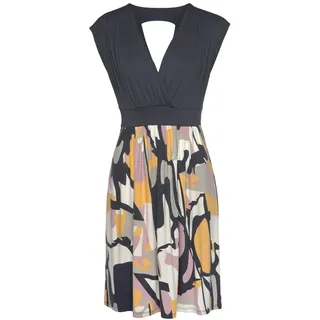 LASCANA Sommerkleid Damen bedruckt Gr.48