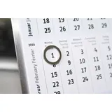 Maul Magnet (Ø x H) 12 mm x 1.5 mm Ring Silber 10 St. 6168396