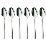 WMF Boston Kaffeelöffel Set 6-teilig, Teelöffel 13,2 cm, Cromargan Edelstahl poliert, glänzend, spülmaschinenfest