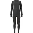 Whistler Cerro Merinowolle Baselayer langarm Skiunterwäsche-Set Damen 1001 - black 50