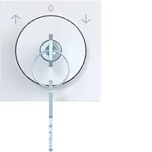 Hager Zentralstück mit Schloss und Tast-/Rast-Funktion WAF1320WG