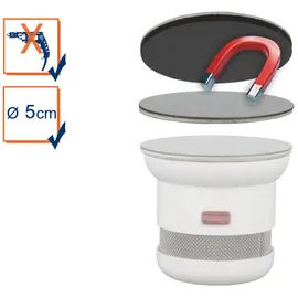 smartwares Mini Magnet-Befestigung Weiß für Rauchwarnmelder 1 St.