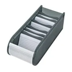 WEDO Lernkartei A8 grau 250 8012