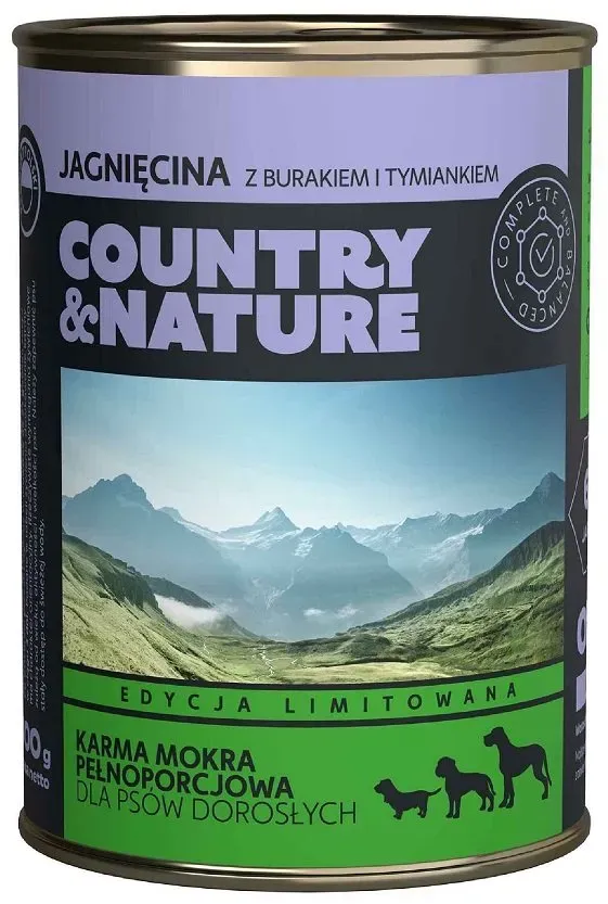 COUNTRY&NATURE Getreidefreies Lammfleischfutter 400 g