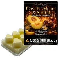 WonderWax Duftwachs WonderWax® Duftwachs 6 Herzen, (Casaba Melon & Santal), Duftrichtung: Casaba Melone & Santal