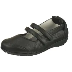Ballerina NATURAL FEET "Ballerina Juliane", Damen, Gr. 37, schwarz, Leder, casual, Schuhe, mit angenehm weiter Passform
