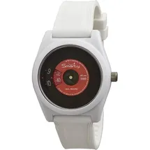 smarty vinyl SW045B06 Uhr Uni Silikon Weiß