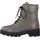 TAMARIS COMFORT Damen Stiefeletten zum Schnüren aus Leder Plateau Comfort Fit, Braun (Taupe - 38 EU