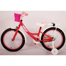 Volare Ashley Kinderfahrrad - Mädchen - 18 Zoll - Rosa/Rot