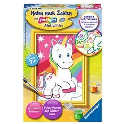 Ravensburger Malen-nach-Zahlen Süßes Einhorn mehrfarbig