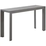 Dehner Chicago Balkontisch 42 x 133,5 x 75 cm Grau 