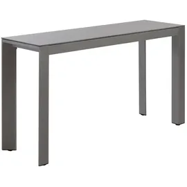 Dehner Chicago Balkontisch 42 x 133,5 x 75 cm Grau 