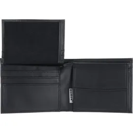 Oxmox Geldbörse Leather RFID Protect Lizard Unisex schwarz
