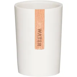 Sealskin Becher Pierra, Polyresin, weiß, 361870410