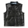 West Coast Choppers Collab 131/2 Leather Cfl Riding Vest Schwarz L