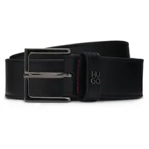 Hugo Gürtel Giove-HU-GO-StG Sz35 Leather Belt W95 Black