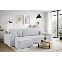 kaiser möbel Ecksofa Cord 4-Sitzer Grau