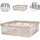 Chipolino Laufstall Easy 180 x 180 cm Tasche, 2 Ringe, faltbar, Schlupfloch beige