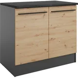 yourkitchen Spülenschrank Jazz 100 x 60 x 90 cm Beige