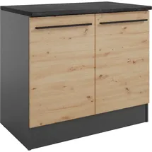 yourkitchen Spülenschrank Jazz 100 x 60 x 90 cm Beige