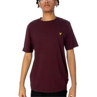 Lyle & Scott Plain Kurzarm-t-shirt - Burgundy - S