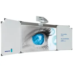 Smit VISUAL SUPPLIES Extraflat multi surface - Weißwand-Projektionsbildschirm -