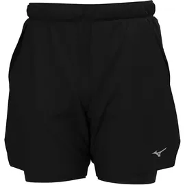 Mizuno Core 2in1 Herren Schwarz S