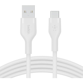 Belkin BoostCharge Flex USB-A/USB-C Kabel 2.0m weiß (CAB008bt2MWH)