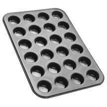 Zenker Muffinform Black Metallic 24er Ø 4,5 cm