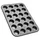 Zenker Muffinform Black Metallic 24er Ø 4,5 cm
