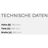 Berkel Standfuß rot für Flywet Manual Slice B2 Berkel