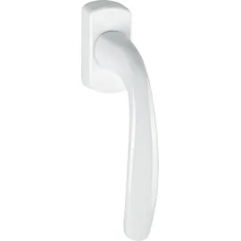 HOPPE Fenstergriff New York 0810/u10 ohne Schrauben, Aluminium, Farbe: weiß