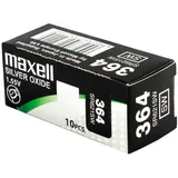 Maxell Silberoxid Knopfzellen 364/SR21SW (10er-Pack)