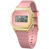 ICE-Watch Ice Digit Retro Woral Dreamscape - Rosa Damenuhr mit Plastikarmband - 022715 (Small)