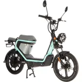 SAXXX Prima E 1000 Watt 45 km/h Grau/Türkis