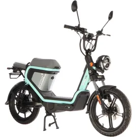 SAXXX Prima E 1000 Watt 45 km/h Grau/Türkis