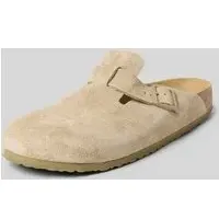 Lederslides mit Dornschließe Modell 'Boston', Beige, 45