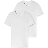 SCHIESSER Herren T-Shirts im Pack - Serie "95/5", Rundhals, S-XXL Weiß S