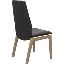 Stressless Stressless® Polsterstuhl »Laurel«, Leder PALOMA, High Back, Größe L, mit abgerundeten Beinen in walnuss), grau (rock PALOMA: PALOMA ist ein durchgefärbtes Semianilin-Möbelleder natürlicher Narbung., Stühle,