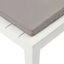 vidaXL Loungesessel weiß/grau 2 St.