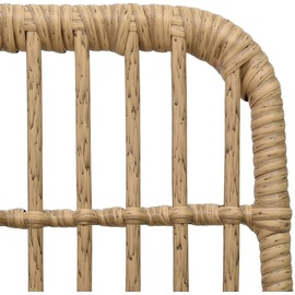 vidaXL Polyrattan Bistro Set 3-tlg. eiche