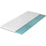 Mirjan24 Topper Profil 5 cm hoch 140 x 200 cm weiß