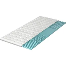 Mirjan24 Topper Profil 5 cm hoch 140 x 200 cm weiß