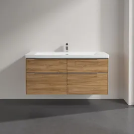 Villeroy & Boch Subway 3.0 Badmöbel-Set 130 cm, 4 Auszüge, Badmöbel,