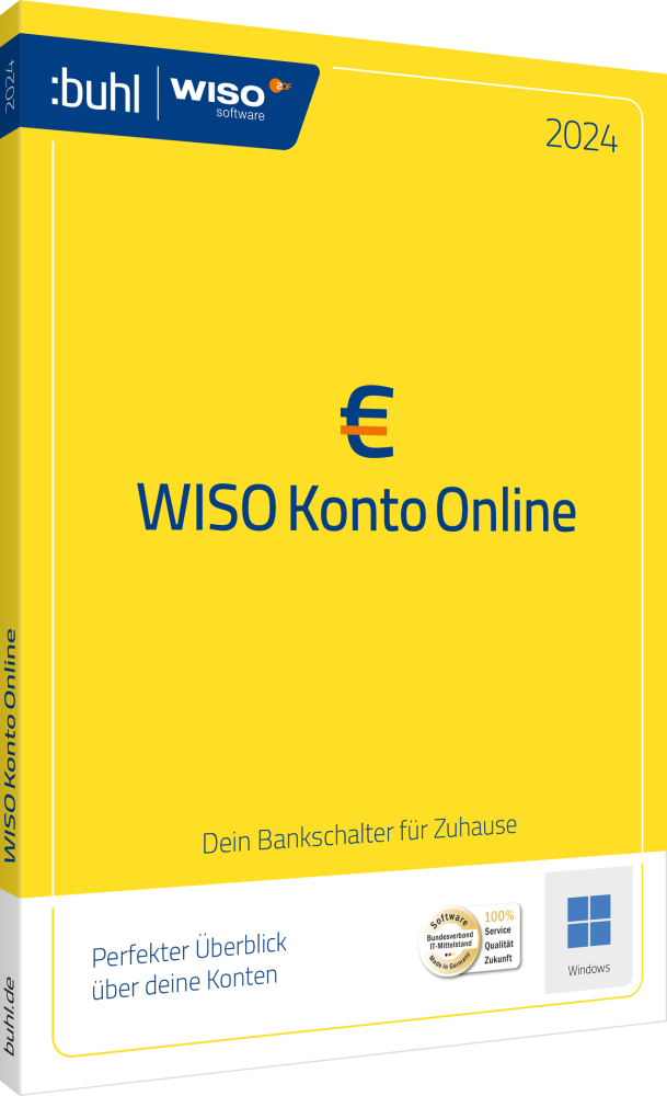 WISO Konto Online 2024  ; 1 Gerät Dauerhaft gültig