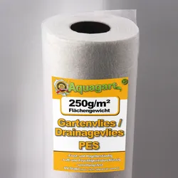 160m2 Geotextilvlies Gartenvlies Unkrautvlies Teichvlies 250g 1,6m