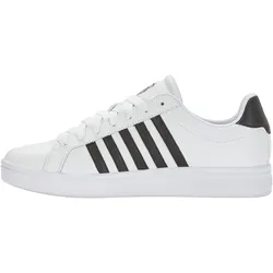 Sneaker K-SWISS "Court Tiebreak", Gr. 44, weiß, Leder, sportlich, Schuhe