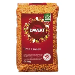 Davert Rote Linsen bio